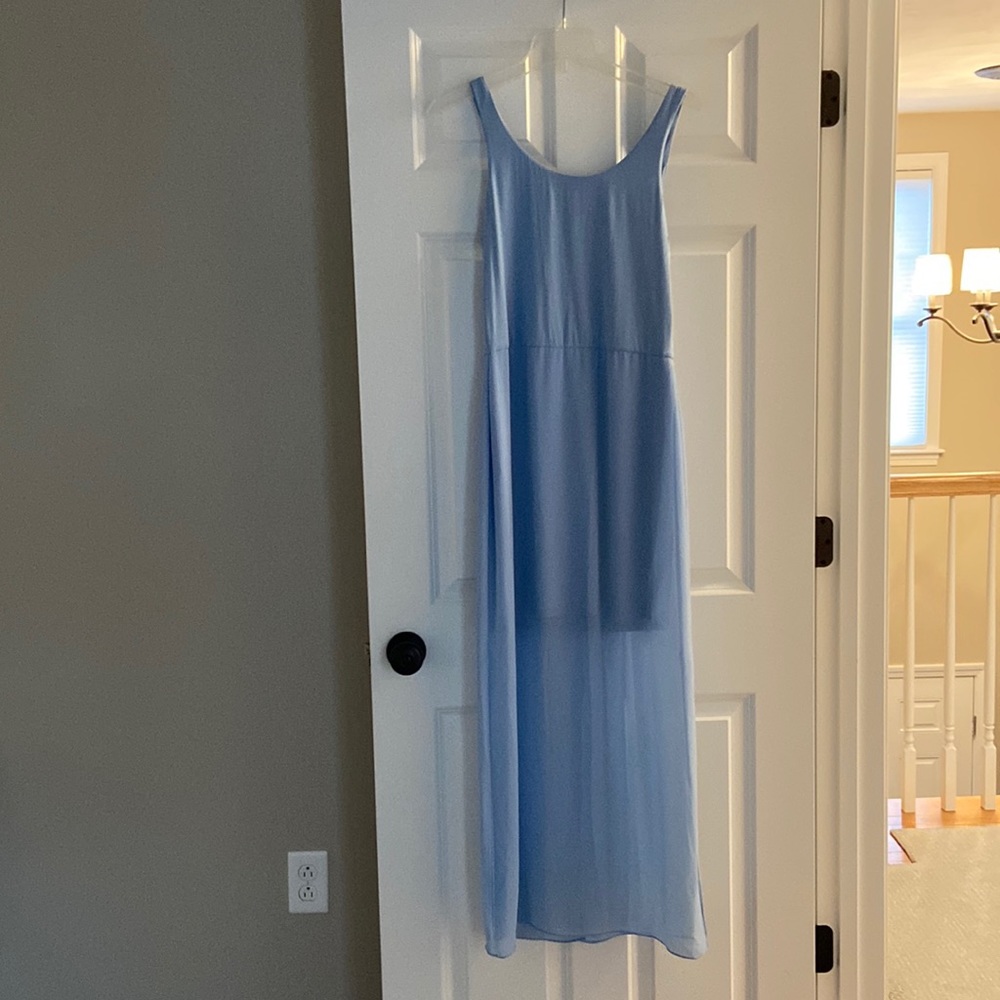 Vince Camuto baby blue maxi dress